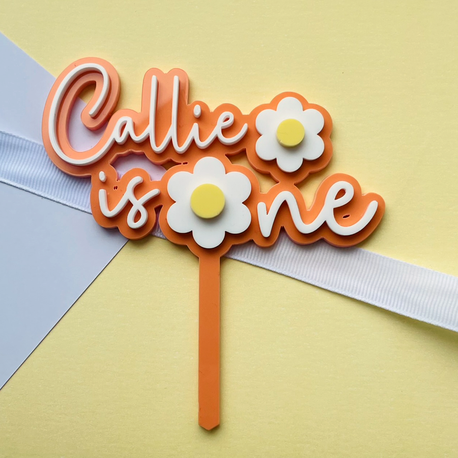 Flower Cake Topper