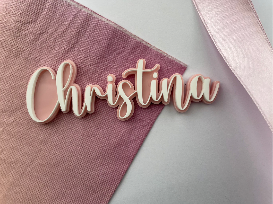 Acrylic Name Cake Topper | Acrylic Namber Cake Charm