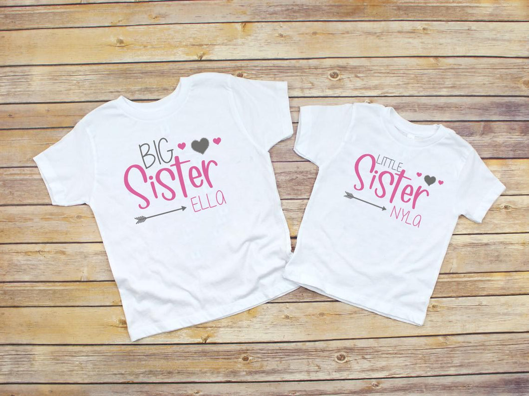 Big Sister/Little Sister T-Shirt Set