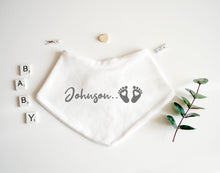 Load image into Gallery viewer, Bandana Bib - Grey Design
