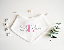 Load image into Gallery viewer, Bandana Bib - Pink Design
