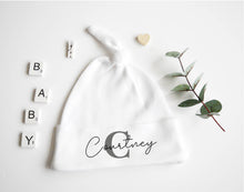 Load image into Gallery viewer, Baby Knotted Hat - Grey Design
