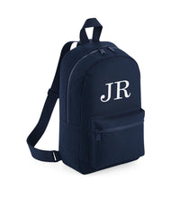 Load image into Gallery viewer, Navy Initial Bag
