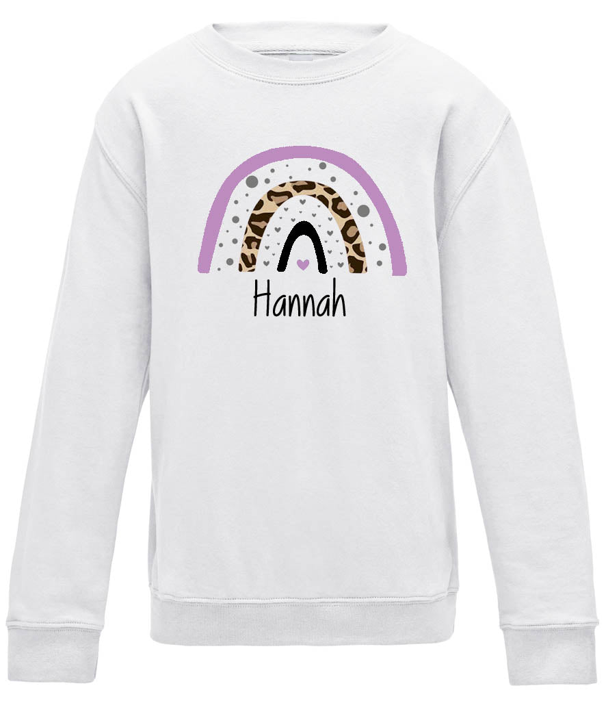 Leopard Rainbow Children's Sweatshirt/Hoody