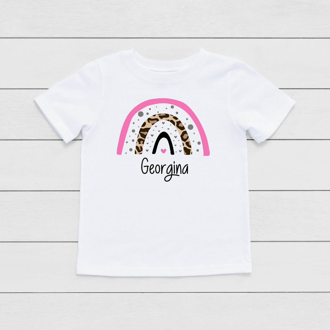 Leopard Rainbow Children's T-Shirt