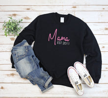 Load image into Gallery viewer, Mama Est T-Shirt, Sweatshirt or Hoody
