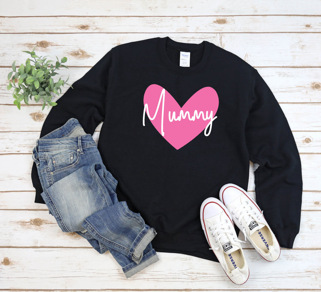 Mummy Heart T-Shirt, Sweatshirt or Hoody