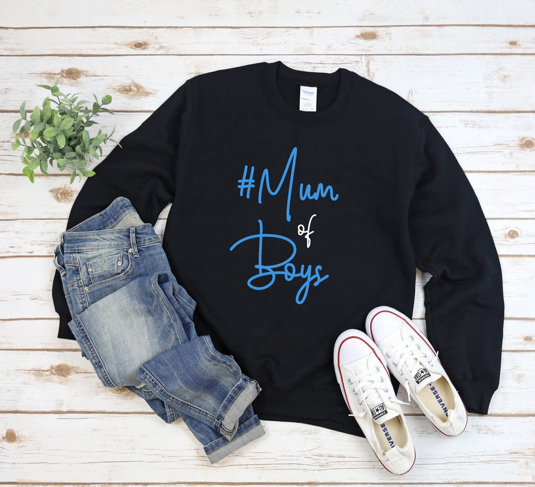 #MumofBoys T-Shirt, Sweatshirt or Hoody