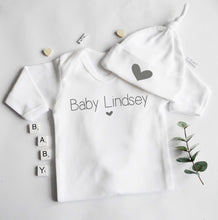 Load image into Gallery viewer, Babygrow/Romper Suit - Grey Design
