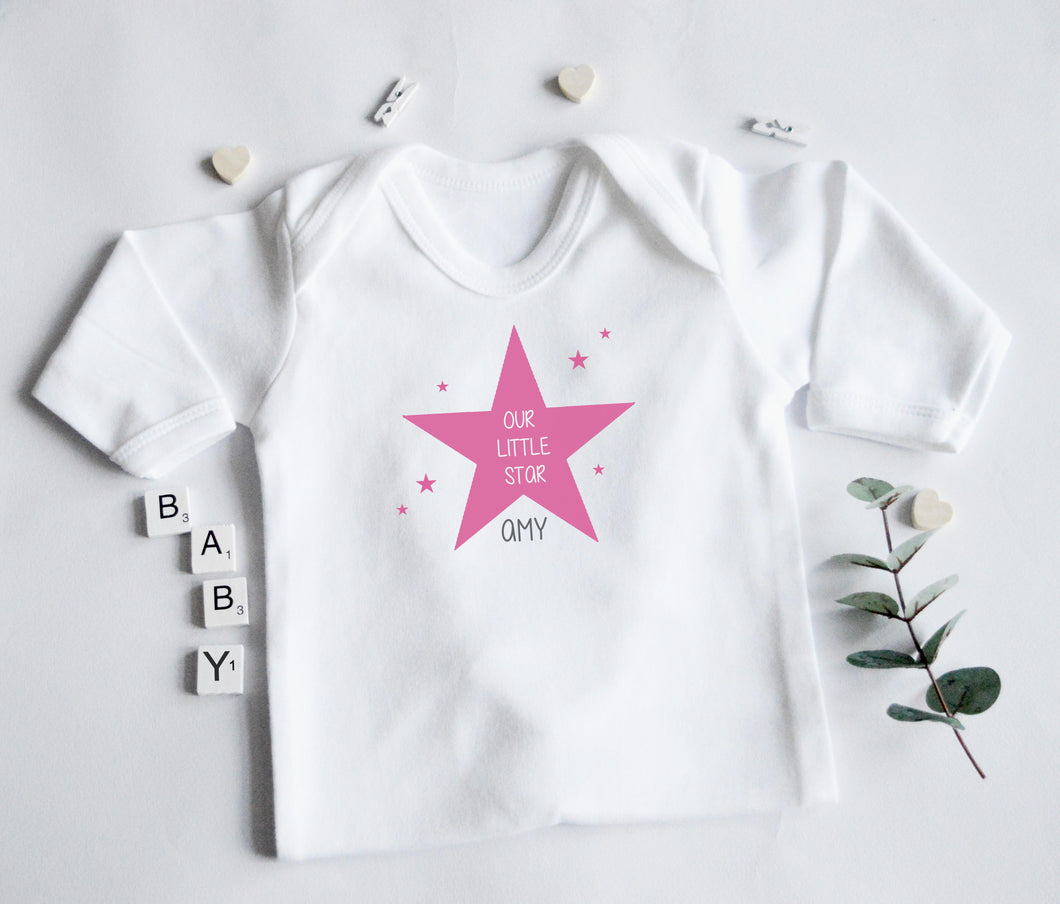 Babygrow/Romper Suit - Pink Design