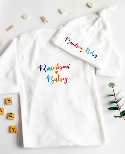 Babygrow/Romper Suit - Rainbow Design