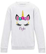 Load image into Gallery viewer, Unicorn Children&#39;s Sweatshirt
