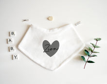 Load image into Gallery viewer, Bandana Bib - Grey Design
