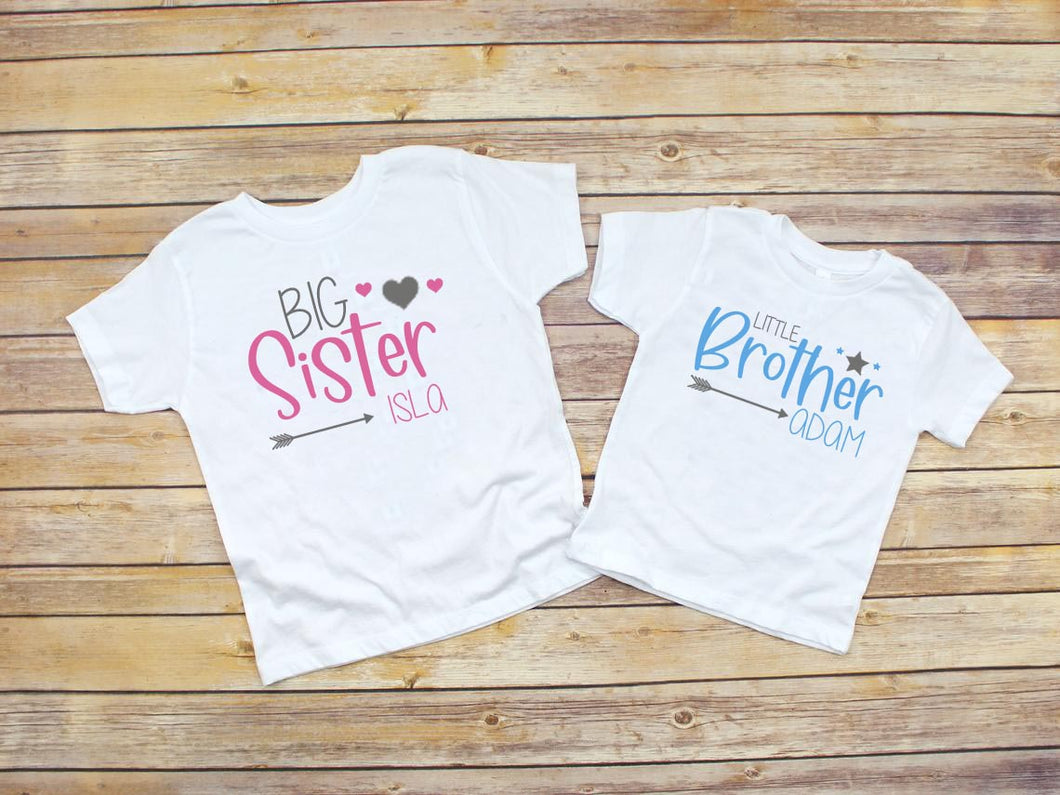 Big Sister/Little Brother T-Shirt Set