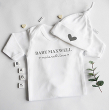 Load image into Gallery viewer, Babygrow/Romper Suit - Grey Design
