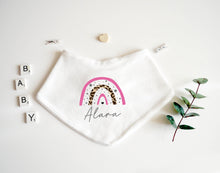 Load image into Gallery viewer, Bandana Bib - Pink Design
