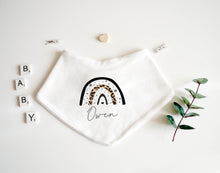 Load image into Gallery viewer, Bandana Bib - Grey Design
