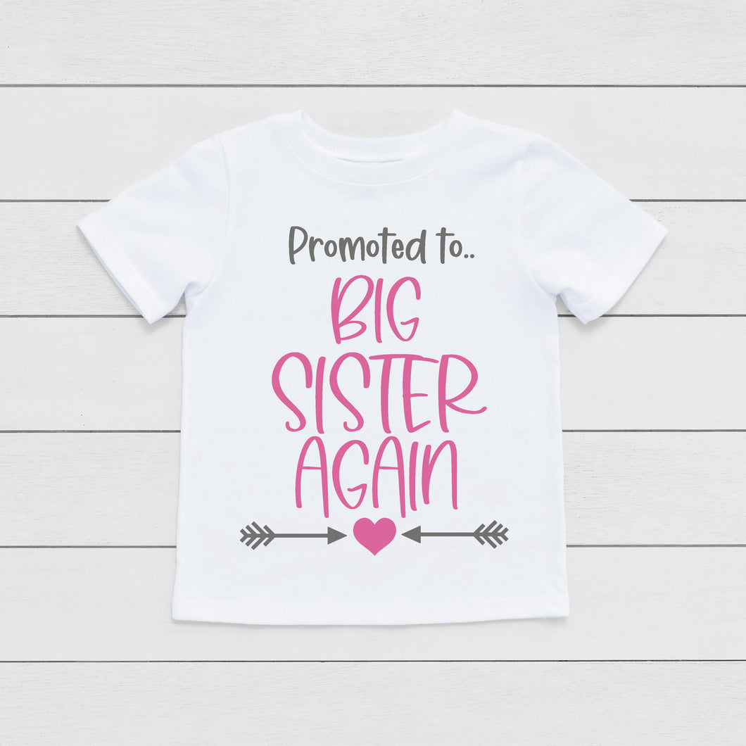 Promoted to Big Sister Again T-Shirt